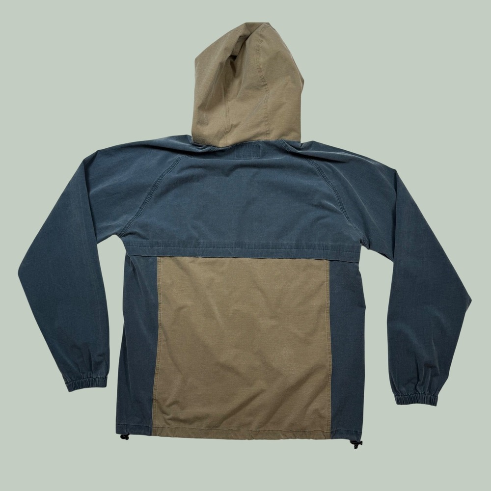 Billabong Mens Colorblock Half Zip Hooded Anorak Jacket Surf Y2K Style L - Picture 2 of 7